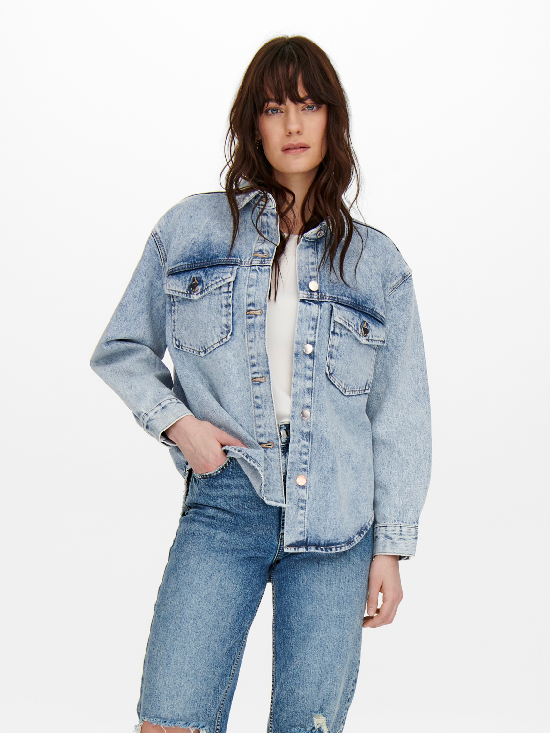 OVERSIZE DENIM SHIRT